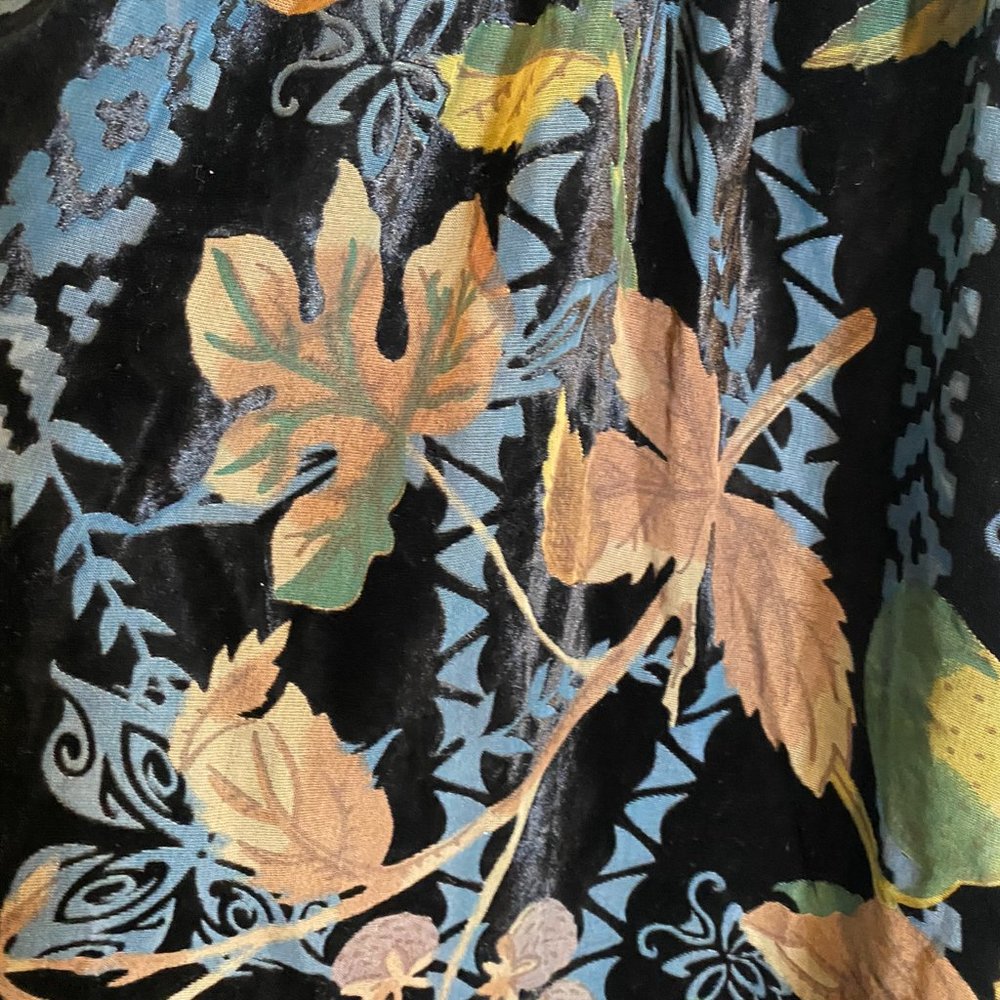 Chelsea and Violet Burnout Velvet Mini Dress with Ruffle - Picture 6 of 9